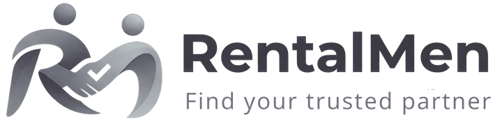 Rental Men logo for light backgrounds